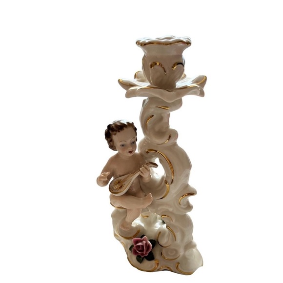Other - Vintage Dresden Germany cherub candle holder.